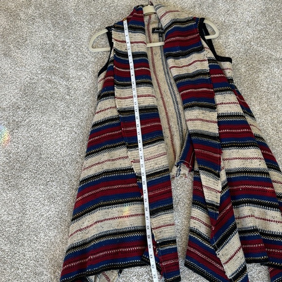Sam Edelman Elsie blanket sweater vest. Sz XS - Picture 5 of 6